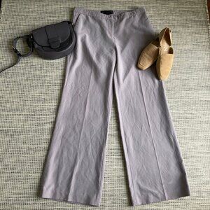 Kardashian Kollection Light Gray Wide Leg Trouser Pants. 12